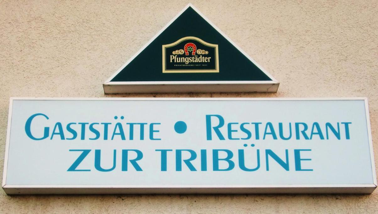 Aparthotel Gaststaette Zur Tribuene Pfungstadt Zewnętrze zdjęcie